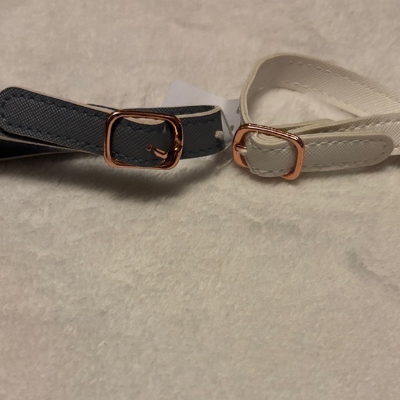 Luggage Tags Mr. and Mrs. - Gray and Cream NWT - Picture 2 of 7